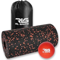 RL Grips® Foam Roller 30cm + Massage Ball 2.5