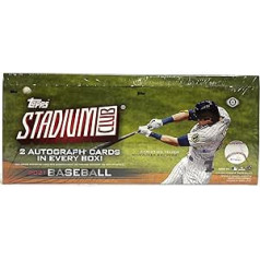 Topps 2021 Stadium Club Beisbola Hobija Box MLB