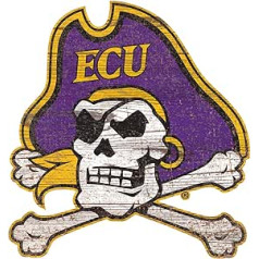 NCAA East Carolina Pirates Unisex East Carolina Team Logo 20,3 cm Ausschnitt Team Farbe 20,3 cm