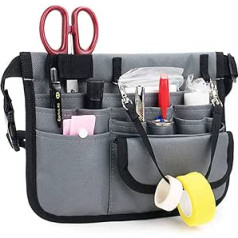 DeJoo Clinical Pocket Organiser for Nurses with Multiple Pockets with Adjustable Belt Bag, Pocket Organiser for Nurse, Midwife