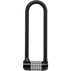 5 ciparu U-lock/D-lock atiestatāma kombinēta piekaramā atslēga ar 198 mm garu važu