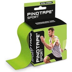 Pinotape sporta kinezioloģiskā lente 5 cm x 5 m laima zaļa iepakojumā pa 2 g