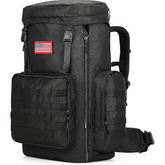 Outdoor Plus 60L 65L 70L 85L ūdensizturīga Molle mugursoma pārgājienu medības