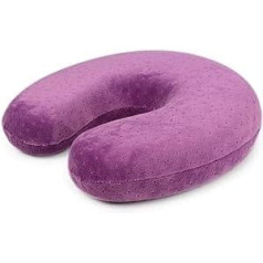 Travel Pillow Student U-shaped Neck Pillow Office Nap Artifact Travel Neck Pillow, Purple