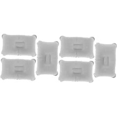 Sosoport Pack of 6 Outdoor Camping Pillow Outdoor Pillow Grey Air Cushion Inflatable Travel PVC