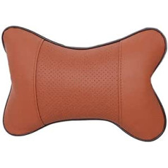 DANDELG 1 x Leather Car Neck Pillow Car Headrest Car Supplies Safety Neck Pillow