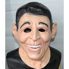 The Rubber Plantation TM 619219292672 Ronald Reagan EX President Mask Latex American Fancy Dress Kostīmu aksesuāri ar visu galvu, unisex, viens izmērs