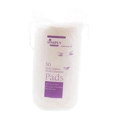 Simply Cotton Cosmetic Pads 50s Oval