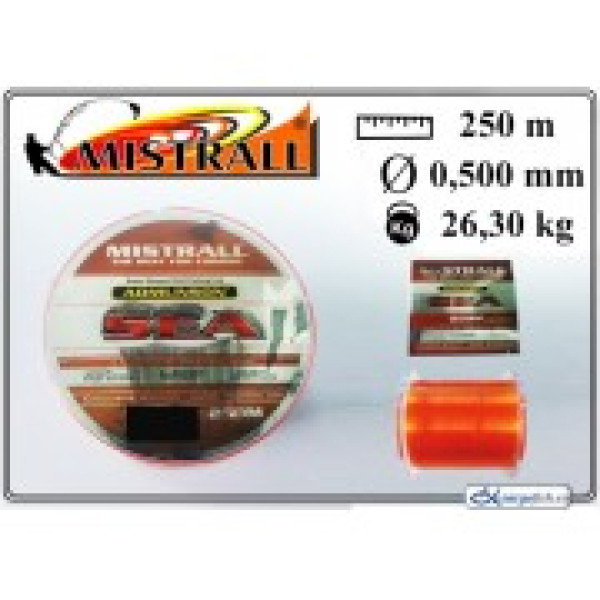 Aukla MISTRALL Admunson SEA 250 orange - 0.50