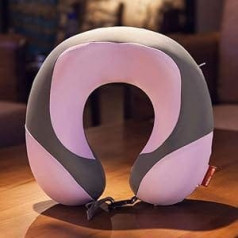 Travel Pillow Lightweight and Comfortable U-shaped Neck Pillow Aeroplane Travel Pillow Busy Sleeping Pillow Easy to Carry U-Shape Fits Your Neck Shape and Provides Amazing Support