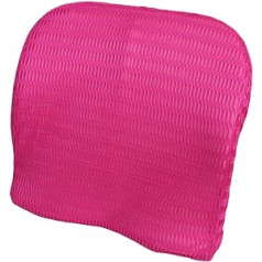 Ruilogod Travel Pillow Waist Rest Square Shape Cushion Dark Pink 40cm x 40cm