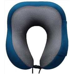 TEmkin Travel Neck Pillow, Memory Foam Pillow with Cooling Gel and Adjustable Strap, Soft Cover for Ultimate Comfort