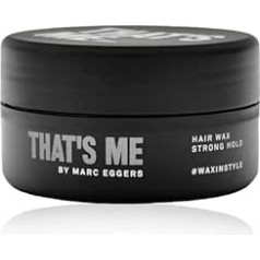 That's Me By Marc Eggers That's Me, Marc Eggers TAHT'S ME vīriešu 100 ml — labākais matu vasks spēcīgai noturībai ar mandeļu eļļu — visiem matu tipiem, izgatavots ar profesionāliem frizieriem no Itālijas