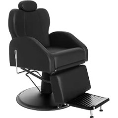 Ayala Start Hairdressing Chair with Black Base and Black Base
