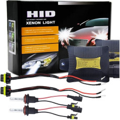 Xenon-Leuchtmittel, 55 W, H8 / H9, H11, 4300 K, versteckt, Xenon-Licht, Umwandlungsset mit schmaler Ballast, Entladungslampe mit hoher Intensität, Warmweiß, Xenon-Lichter