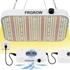 FRGROW светодиодная лампа для роста с регулируемой яркостью, свет для роста 1000 Вт, светодиодная лампа для растений полного спектра, свет для к