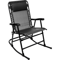 Amazon Basics - Складное кресло-качалка - черный