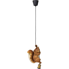 Kare Design Piekaramais gaismeklis Animal Squirrel Gold Regulējams augstums Piekaramais gaismeklis 100 cm Kabeļa garums 20 cm Brown