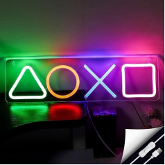 Spēlmaņi-neonshildes, LED-Gaming-Neonschilder/Schalter, Neon Grafik-Dekoration Zeichen Spielzimmer Dekor Lampe für das Geschenk der Spieler