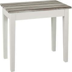 HAKU Möbel Beistelltisch, MDF, weiß-maritimo kiefer, B 56 x T 30 x H 52 см