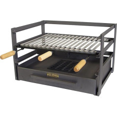 Imex EL ZORRO 71482.0 Grila atvilktne ar grilu, melna, 72 x 41 x 35 cm