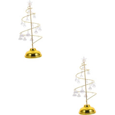 Uonlytech 2 Stück Weihnachtsbaum-Lichter Mini-Nachtlicht Led-Schreibtischlampen Led-Nachtlicht Wohnzimmerlampe Kleines Nachtlicht Schlafzimmer Schreibtischlampe Tischleuchte