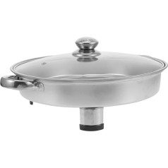 Amosfun Lagerregal Chafing Dish aus Edelstahl Catering-Wärmer-Set Buffettablett Buffet-Wärmtablett vielseitige Platte Buffet-Zubehör Server gegrillte Fischplatte Chafing-Dish Heizung Snack