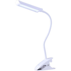 OSALADI LED-Schreibtischlampe Tischlampe Leselicht Dimmbare Leselampe Aufsteckbare Nachtlampe Berühren Buch Licht Weiß Lampe