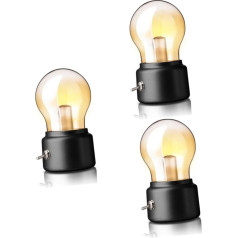 OSALADI Lampe Schreibtischlampe 3st Led-schreibtischlampe Usb-schreibtischlampe Glühbirne Nachtlampe Led-tischlampe Led-tischleuchten Jahrgang Die Glühbirne Tischleuchten Beleuchtung