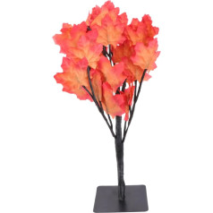 OSALADI 1Stk Ahornblatt Tisch lampe Thanksgiving-Baumlichter Herbst beleuchteter Ahornbaum tischlampe schlafzimmer beleuchtung LED-Baumlicht Halloween kreatives Licht Hohe Simulation Base