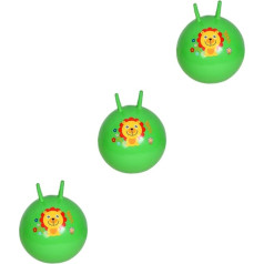 INOOMP 3st Aufblasbares Hüpfendes Spielzeug Hopperball Für Kinder Schweine-hopper-spielzeug Aufblasbares Tierspielzeug Hippie-hop-ball Gymnastikball Aufblasbarer Ball Kleinkind Sport