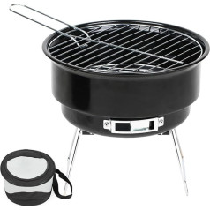 Grill-Eimer Holzkohlegrill für Garten Terrasse Camping Festival Picknick Party BBQ Barbecue 25,4 cm