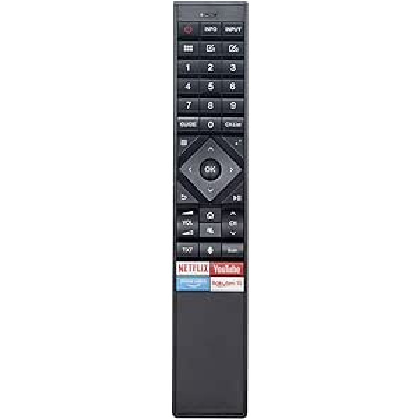 VINABTY ERF3A70 Remote Control Replacement for Hisense 4K UHD Smart TV H50U7B H55U7B H65U7B HE55A7000EUWTS HE50A7000EUWTS HE65A7000EUWTS
