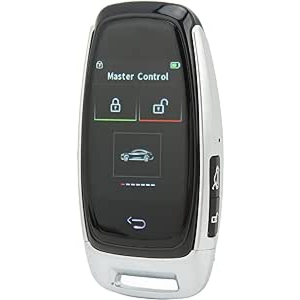 Automašīnas viedais LCD taustiņu skārienekrāns, Bluetooth 5.0 bezatslēgas ievade, varat mainīt automašīnas atslēgas logotipu pēc vajadzības, izgatavots no cinka sakausējuma, gluds pieskāriens, visiem modeļiem ar vienu pieskārienu iedarbin