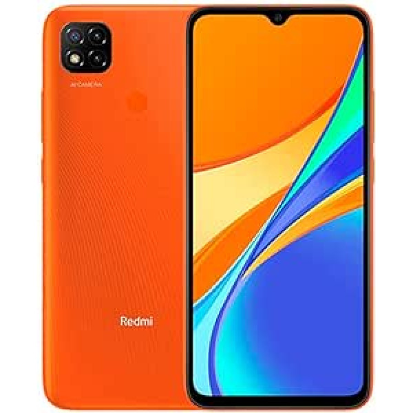 Xiaomi Redmi 9C viedtālrunis, 2 GB RAM, 32 ROM MTK G25 astoņkodolu procesors 6,53 collas, DotDrop displejs, divas SIM kartes, Micro SD, 13 MP, trīskārša kamera, AI sejas atbloķēšana, globāls