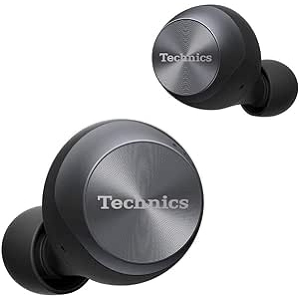 Technics EAH-AZ70WE-K True Wireless In-Ear Premium klases austiņas (trokšņu slāpēšana, balss vadība, bezvadu)