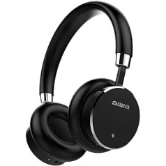 Aiwa HSTBTN-800BK Casque Avec fil & bez Arceau Bluetooth Black