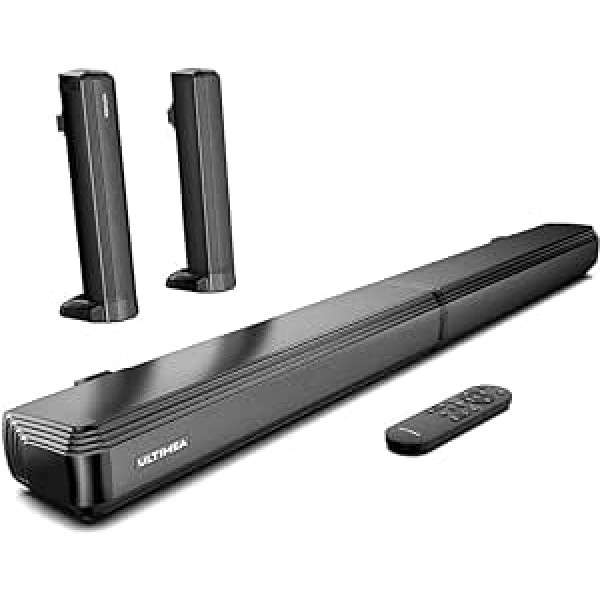 ULTIMEA 2-in-1 Soundbar televizoram, noņemama skaņu josla TV ierīcēm, ARC