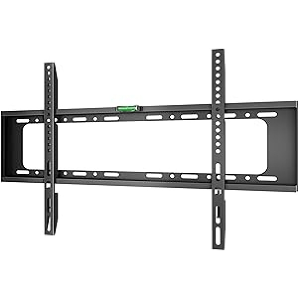 ONKRON Fixed TV Wall Mount - Universal Bracket for 37-70 Inch Flat and Curved Screens - VESA Wall Mount from 75 x 75 to 600 x 400 up to 55 kg TV Wall Mount FME-64B Black