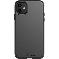 Tech21 Studio Color aizsargmaciņš tālrunim iPhone 11 — aizsargājošs, plāna apvalka izturīgs mobilā tālruņa korpuss — melns