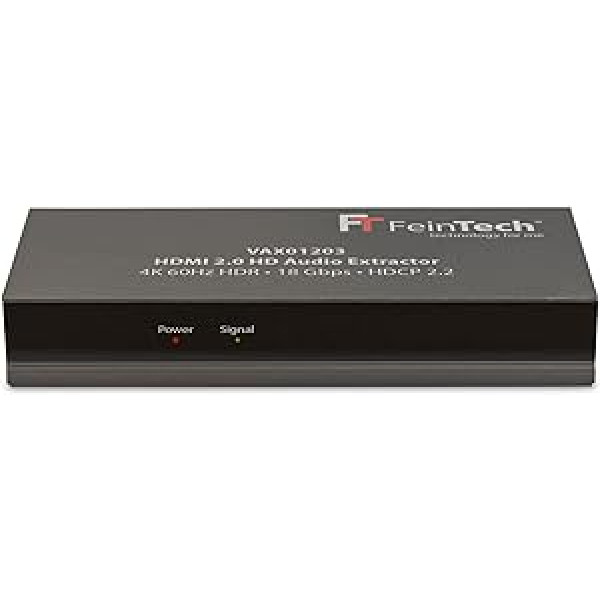 FeinTech VAX01203 HDMI 2.0 HD Audio Extractor Splitter for DTS-HD Dolby Atmos TrueHD 4K HDR