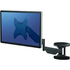 Fellowes Monitor Wandhalterung, mit Gasfeder, für Bildschirme von 50,8 bis 106,7 cm (20-42 Zoll) un max. 30 kg, schwarz