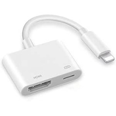 WONSUN saderība ar iPhone iPad un HDMI adapteri, 1080P digitālais AV adapteris HDTV Anschluss saderība ar iPhone 11 Pro Xs MAX XR X 8 7 6S Plus iPad zu TV Projektor Monitor