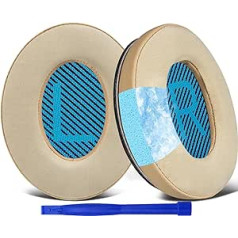 SoloWIT® Cooling Gel rezerves ausu spilventiņi Bose austiņām, rezerves spilventiņi QuietComfort 15 QC15 QC25 QC2 QC35/Ae2 Ae2i Ae2w/SoundTrue & SoundLink Around-Ear