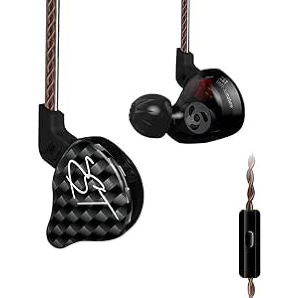 Yinyoo In-Ear-Kopfhörer KZ ZSt, Anker-Kopfhörer, 2-kanālu, HiFi, bass, līdzsvarota armatūra un dinamisks hibrīda treibers