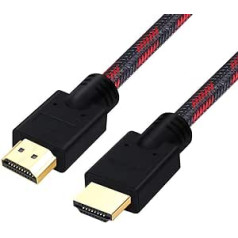 Shuliancable HDMI kabelis, saderīgs ar lielu ātrumu ar Ethernet ARC 3D Ultra HD 1m 2m 3m 5m 10m 15m 20m 25m 15m