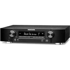 Marantz NR1510 kompaktiškas 5.2 kanalų AV imtuvas (Wi-Fi, Bluetooth, HDCP2.2, 4K, HEOS, AirPlay 2, suderinamas su Alexa) AV imtuvas juodas