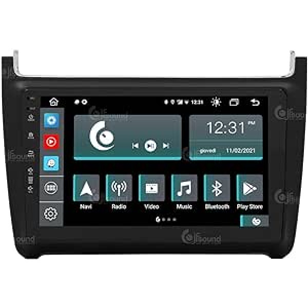 Personalizēts automašīnas radio priekš Volkswagen Polo Android GPS Bluetooth WiFi USB DAB+ skārienekrāns 9 collu 8Core Carplay Android Car