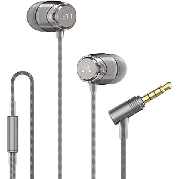 SoundMAGIC E11 augstas precizitātes ausīs ievietojamas austiņas ar skaņas necaurlaidīgu trokšņu samazināšanu, austiņas