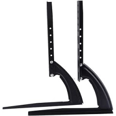 Wakects Universal TV Stand for Tabletop Monitor Riser for Flat Screen TV LCD LED (14-42)